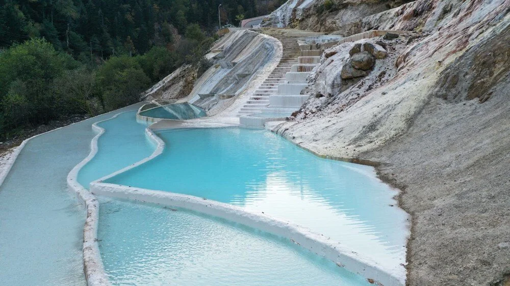 Göksu travertenleri turizme katkı sağlıyor