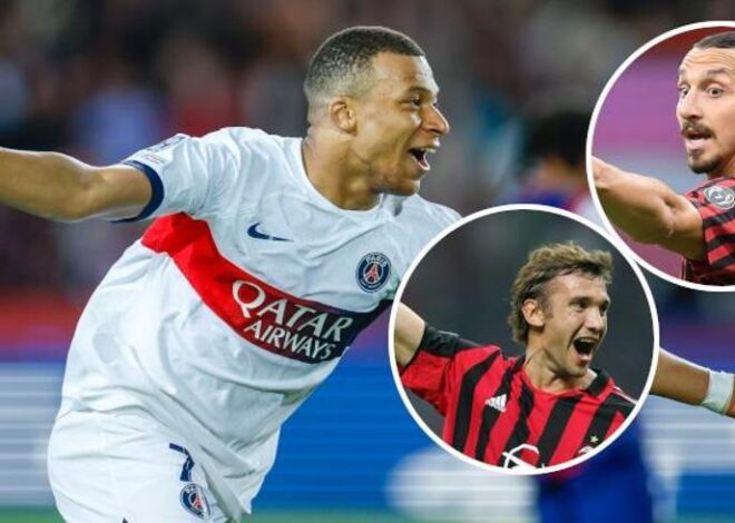 PSG’nin yıldızı Mbappe, Shevchenko ve Ibrahimovic’i yakaladı