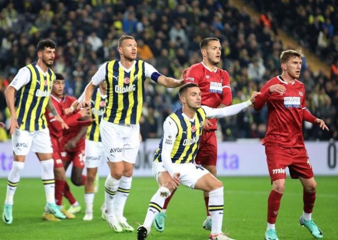 Sivasspor – Fenerbahçe canlı maç anlatımı