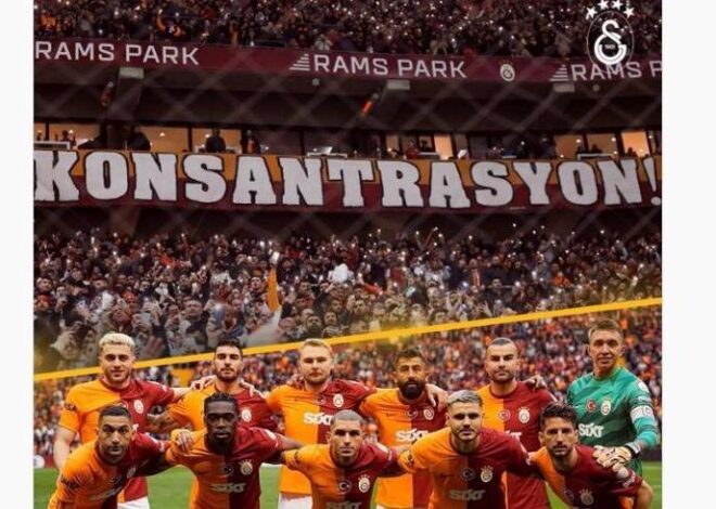 Galatasaray’dan “konsantrasyon” paylaşımı