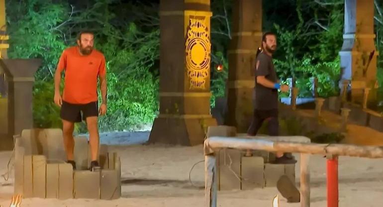 SURVIVOR KİM ELENDİ 12 Nisan 2024 Survivorda düello oyununu kim kazandı Hakan, Yasin, Sercan ve Yaman potada