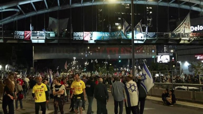 Tel Aviv’de dev protesto: “Savaşın kazananı yok”