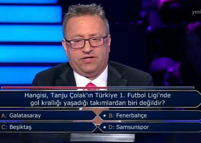 Tanju Çolak’ın gol krallığı yaşadığı takımlar! Kim Milyoner Olmak İster sorusu!