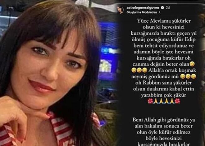 Astrolog Meral Güven’e soruşturma şoku