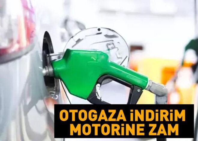 Otogaza indirim, motorine zam