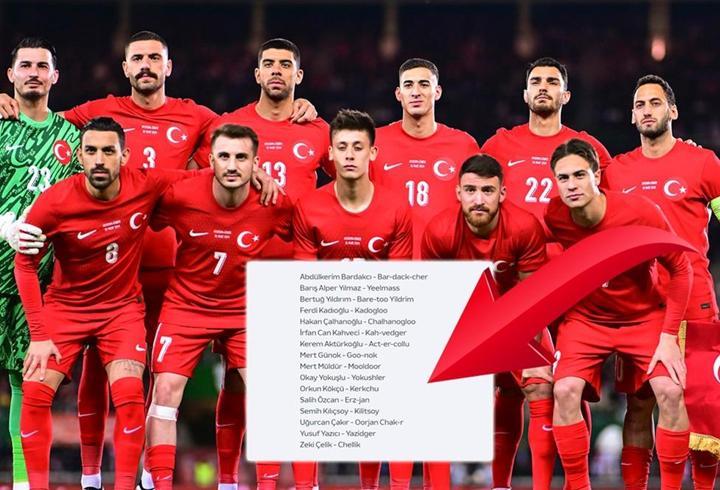 UEFA’dan Türk oyuncuların isimlerine telaffuz kılavuzu! Çok şaşıracaksınız…