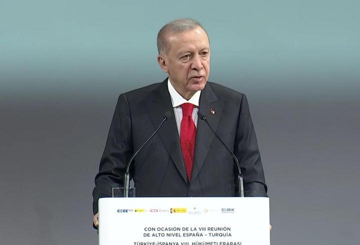 SON DAKİKA: Cumhurbaşkanı Erdoğan Türkiye-İspanya İş Forumu’nda konuşuyor