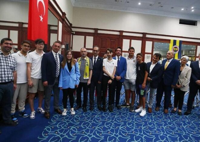 Fenerbahçe’de bayramlaşma töreni gerçekleştirildi