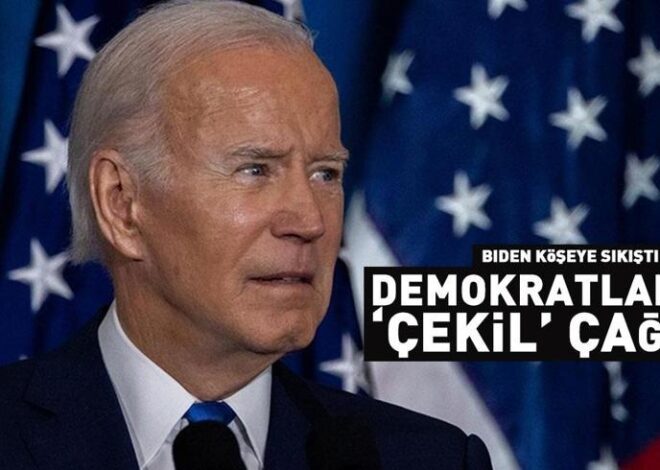 Biden köşeye sıkıştı! Demokratlardan ‘çekil’ çağrısı