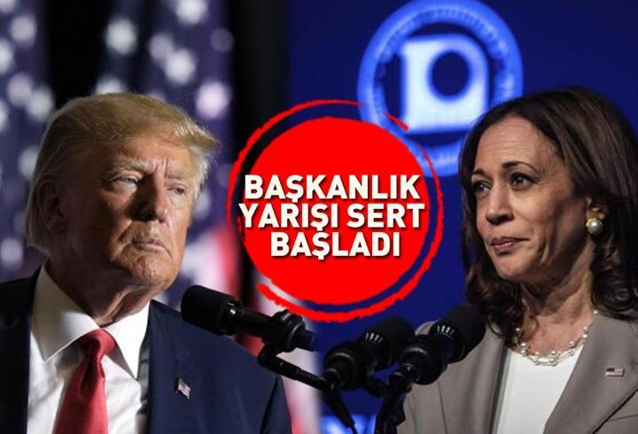 Başkanlık yarışı sert başladı! Trump’tan Harris’e hile suçlaması