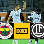 Fenerbahçe Lugano maçı canlı izle – FB Lugano Canlı Yayın Exxen Şifresiz İzle (UEFA Şampiyonlar Ligi 2. Ön Eleme Turu)