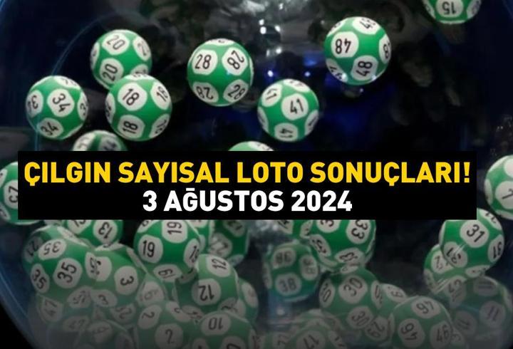 ÇILGIN SAYISAL LOTO SONUÇLARI 3 AĞUSTOS 2024: Milli Piyango Online 146,1 milyon TL büyük ikramiyeli Çılgın Sayısal Loto sonuçları açıklandı mı?