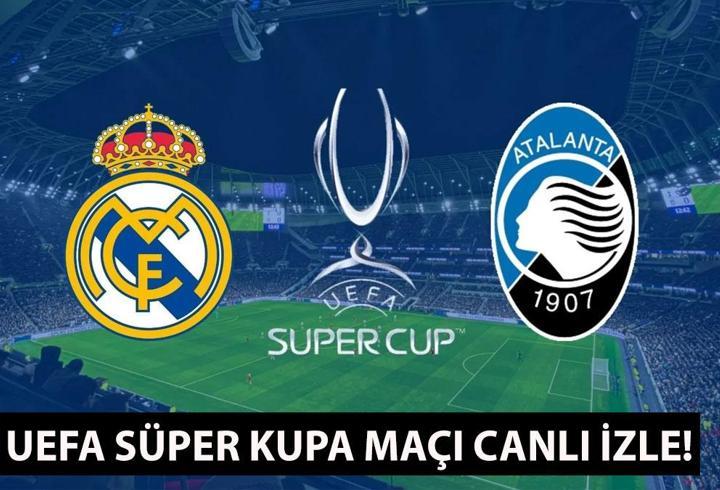 Real Madrid – Atalanta maçı hangi kanalda, şifresiz mi, saat kaçta? UEFA SÜPER KUPA MAÇI CANLI İZLE!