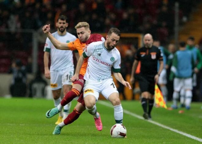 Konyaspor – Galatasaray maçı canlı anlatım